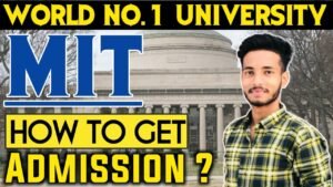 How to Get into MIT from India