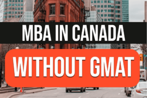 mba in canada without gmat